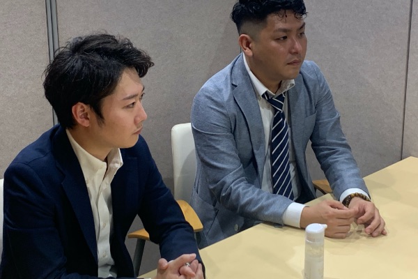 琥珀バイオテクノロジー株式会社 マネージャー 高木一駿様、二口真琴様